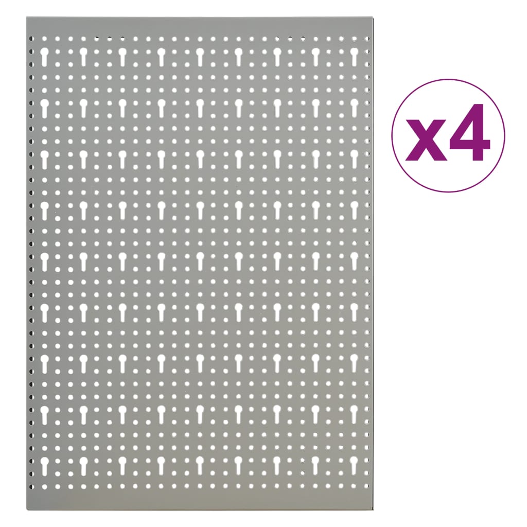 Vidaxl Gaartjenspanelen Wall - Moule de 4 pcs 40x58 cm en acier