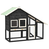 Vidaxl Rabbit Hutch 140x63x120 cm en pin massif et blanc