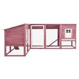 Vidaxl Rabbit Hutch para el exterior con Ren Solid Vurenhout Mokka y White