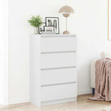 Vidaxl dressoir 60x35x98,5 cm bewerkt hout wit