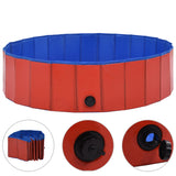 Vidaxl Dog swimming pool Collapsible 120x30 cm PVC Red