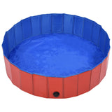 Vidaxl Dog swimming pool Collapsible 120x30 cm PVC Red