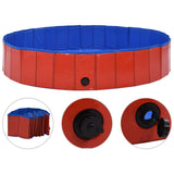 Vidaxl Dog swimming pool Collapsible 160x30 cm PVC Red