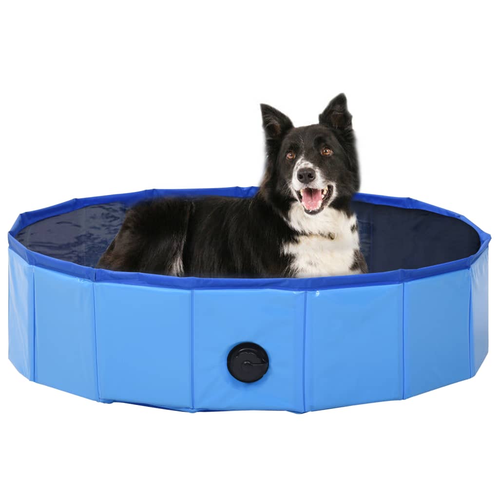 Vidaxl Dog Swimming Polsina Colpo 80x20 cm Pvc Blue