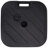 Pied de parasol vidaxl rempli d'eau de sable 24 l noir