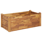 Vidaxl Planter élevé 110x60x44 cm en bois d'acacia solide