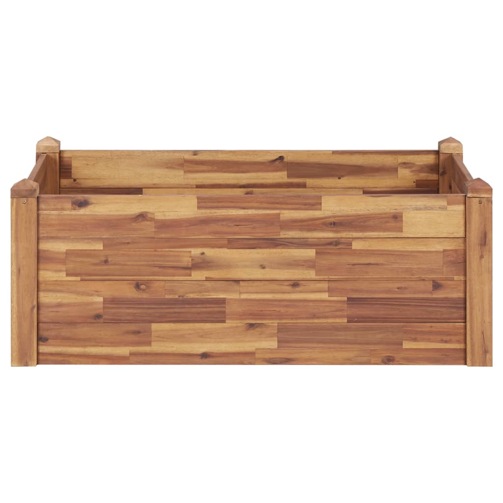 Vidaxl Planter élevé 110x60x44 cm en bois d'acacia solide