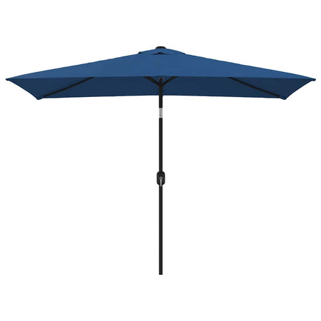 Parasol vidaxl avec poteau métallique 300x200 cm bleu azure