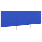 VIDAXL MODO DEL MODO 3 PANNELLI 400X80 CM Blu Azure Blu