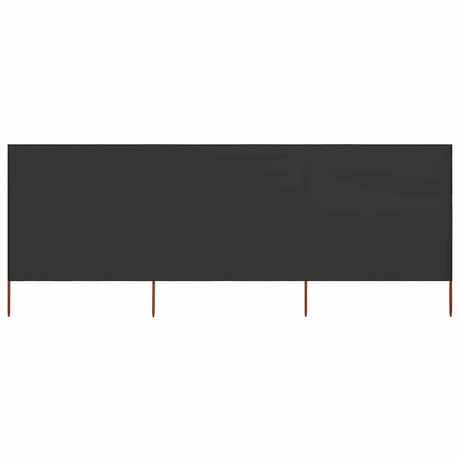 Vidaxx coupe-vent 3 panneaux 400x160 cm tissu anthracite