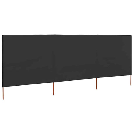 Vidaxx coupe-vent 3 panneaux 400x160 cm tissu anthracite