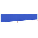 Vidaxl Sandshield 5 paneli 600x120 cm tkanina Azure Blue