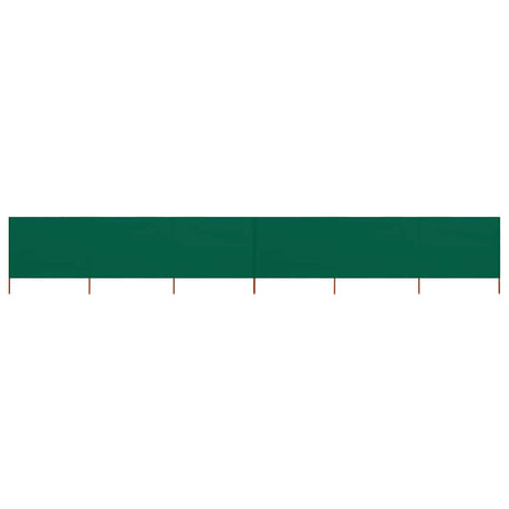 Pare-brise Vidaxl 6 panneaux 800x120 cm tissu vert