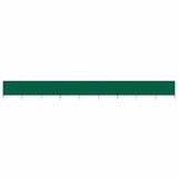 Pare-brise Vidaxl 9 panneaux 1200x120 cm Tissu vert