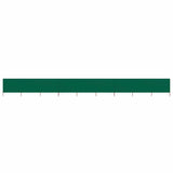 Pare-brise Vidaxl 9 panneaux 1200x160 cm Tissu vert