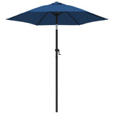 Vidaxl parasol 200x224 cm bleu en aluminium