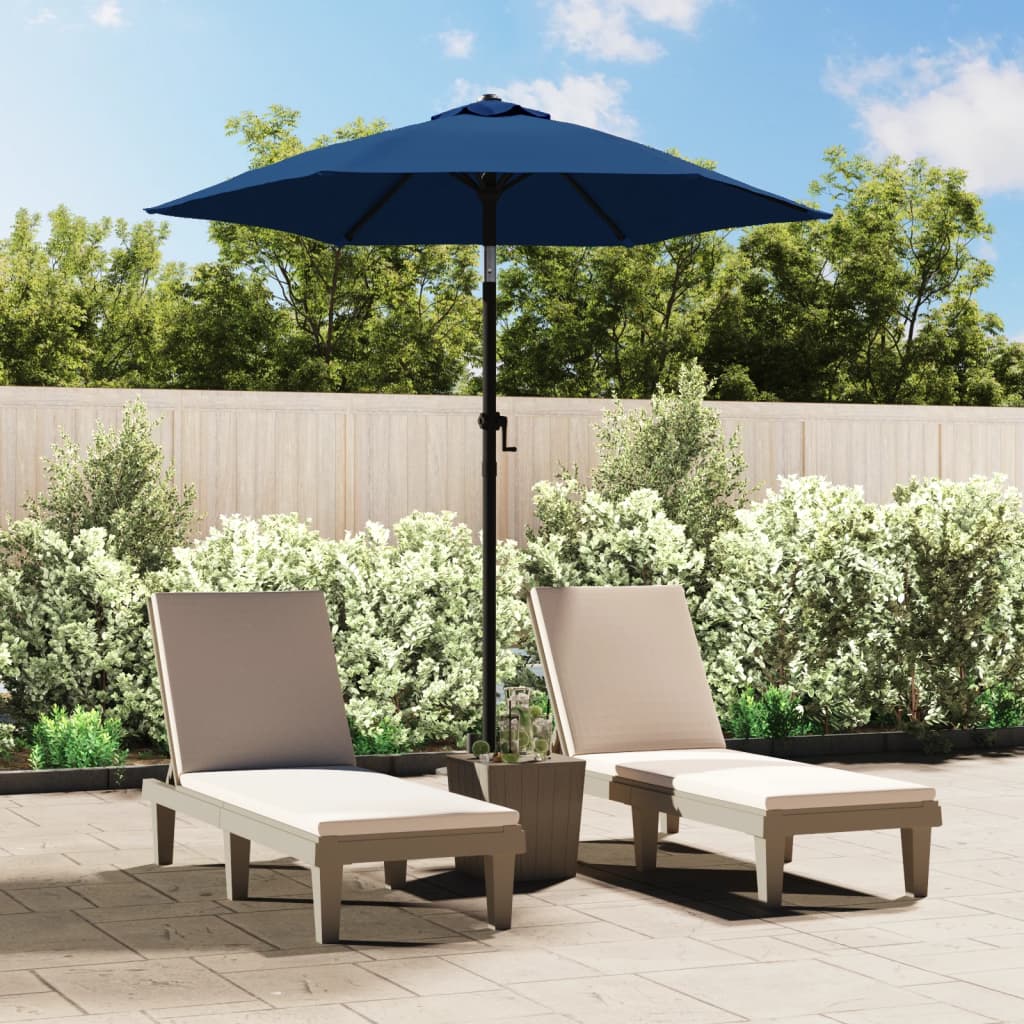 Vidaxl Parasol 200x224 cm aluminijasta modra