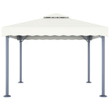 Vidaxl Arbor 300x300 cm Crème en aluminium