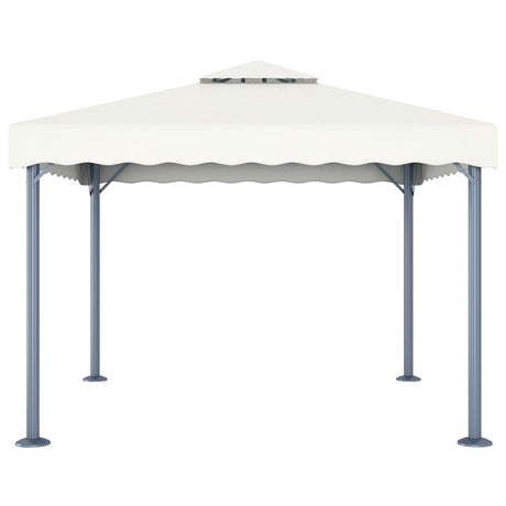 Vidaxl Arbor 300x300 cm Crème en aluminium