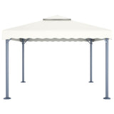 Vidaxl Arbor 400x300 cm Crème d'aluminium
