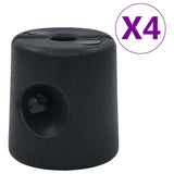 Vidaxl Arbor Gewichte 4 St Pe Schwarz