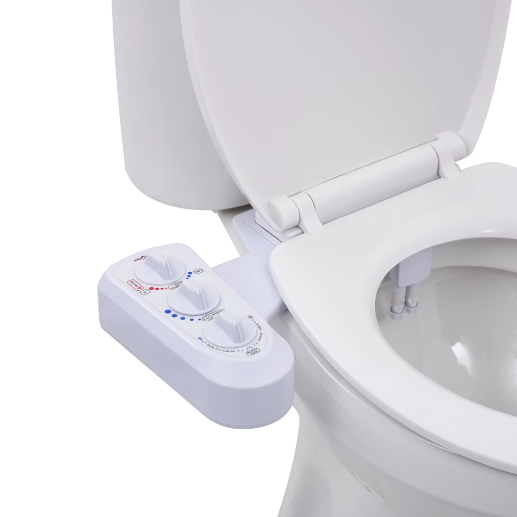 Connexion vidaxl bidet pour siège de toilette avec buse double