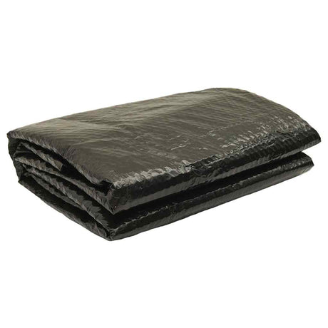 Couverture de piscine vidaxl 455 cm pe noir