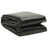 Couverture de piscine vidaxl 488x244 cm pe noir