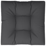 Vidaxl Palettenkissen 80x80x12 cm Stoff schwarz