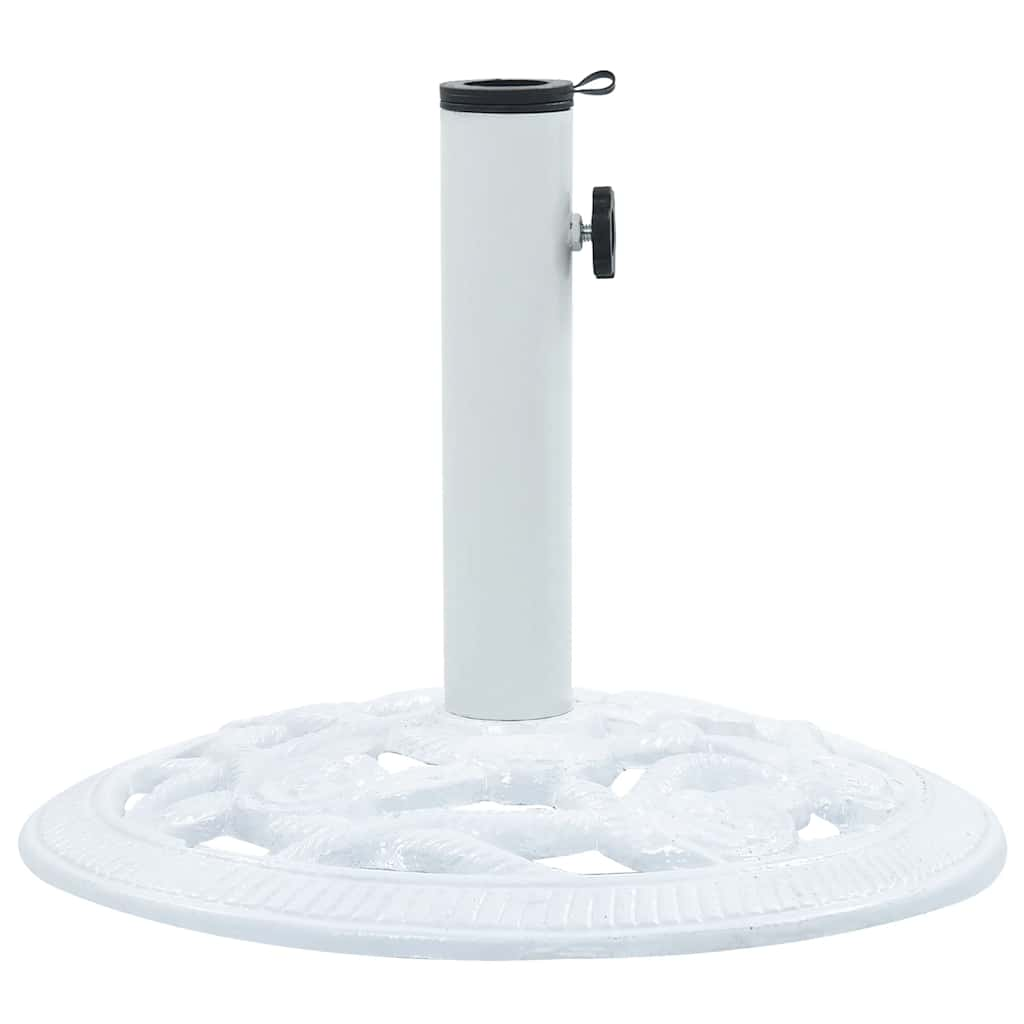 Vidaxl Parasol foot 9 kg 40 cm Cast iron White