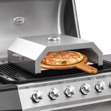 Vidaxl Pizza oven with ceramic stone for gas-charcoal barbecue