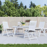 Coussins de chaise de jardin vidaxl 4 pcs 40x40x4 cm Oxford tissu anthracite -colored