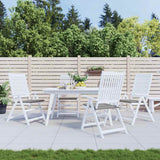 Coussins de chaise de jardin vidaxl 4 st 40x40x4 cm oxford tissu gris