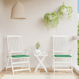 Vidaxl Garden Chair Cushions 2 ST 50X50X3 CM OXFORD Fabric vert