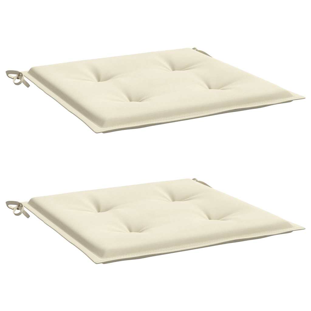 Vidaxl Garden Chair Cushions 2 ST 50X50X3 CM CRÈME TAST OXFORD -COLOR