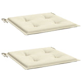Vidaxl Garden Chair Cushions 2 ST 50X50X3 CM CRÈME TAST OXFORD -COLOR