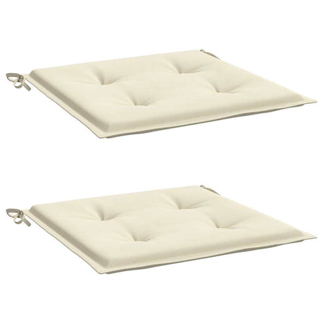 Vidaxl Garden Chair Cushions 2 ST 50X50X3 CM CRÈME TAST OXFORD -COLOR