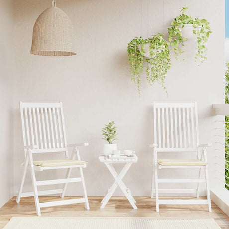Vidaxl Garden Chair Cushions 2 ST 50X50X3 CM CRÈME TAST OXFORD -COLOR
