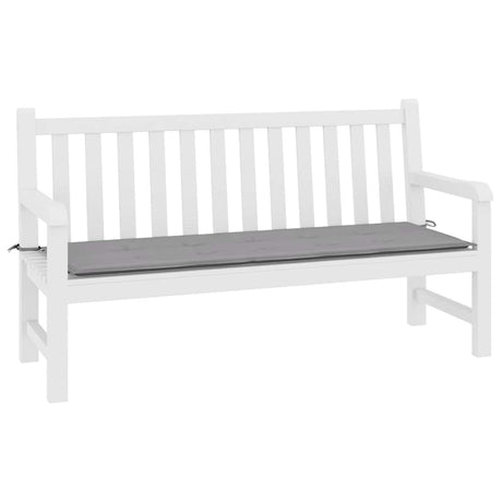 Vidaxl jardin banc coussin 200x50x4 cm oxford tissu gris