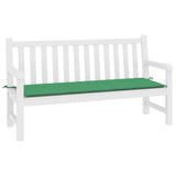 Vidaxl Garden Bench polštář 200x50x3 cm oxford tkanina zelená