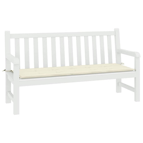 Vidaxl Garden Banc Cushion 200x50x4 cm Oxford Fabric Cream -Colored