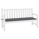 Vidaxl Garden Banc Cushion 200x50x4 cm Oxford tissu anthracite -colored