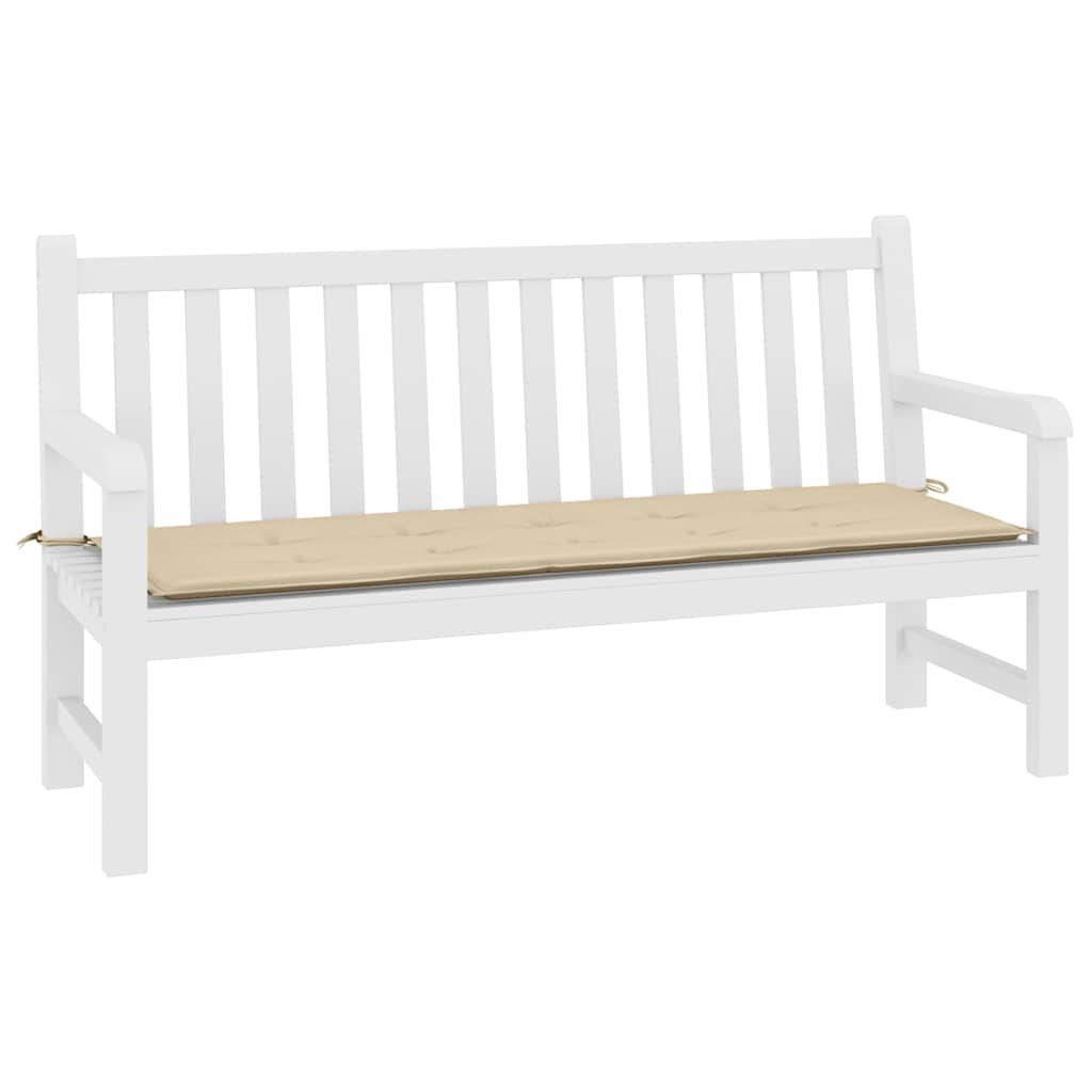 Vidaxl Garden Banc Cushion 200x50x4 cm Oxford Fabric Beige