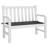 Vidaxl jardin banc coussin 100x50x4 cm tissu oxford noir