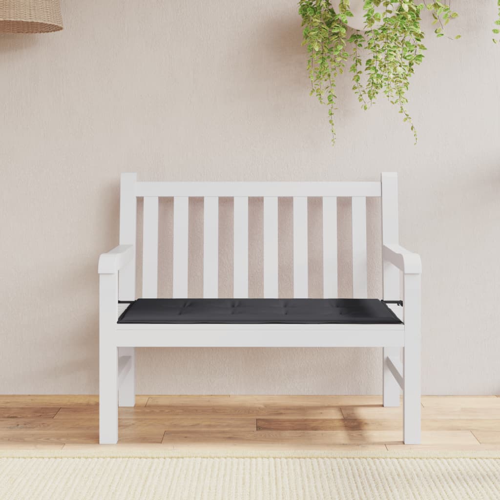 Vidaxl Garden Bench Pushion 100x50x3 cm Oxford Stof sort