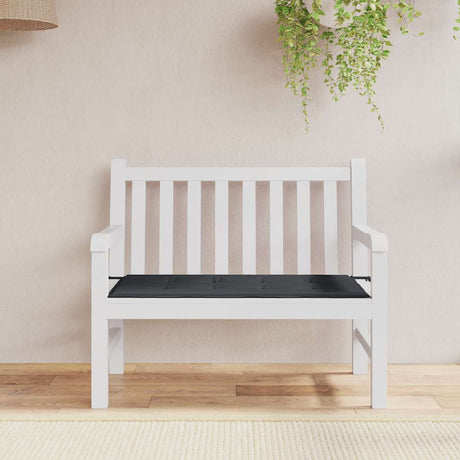 Vidaxl jardin banc coussin 100x50x4 cm tissu oxford noir