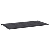 Vidaxl Garden Bench Kissen 120x50x3 cm Oxford Stoff schwarz