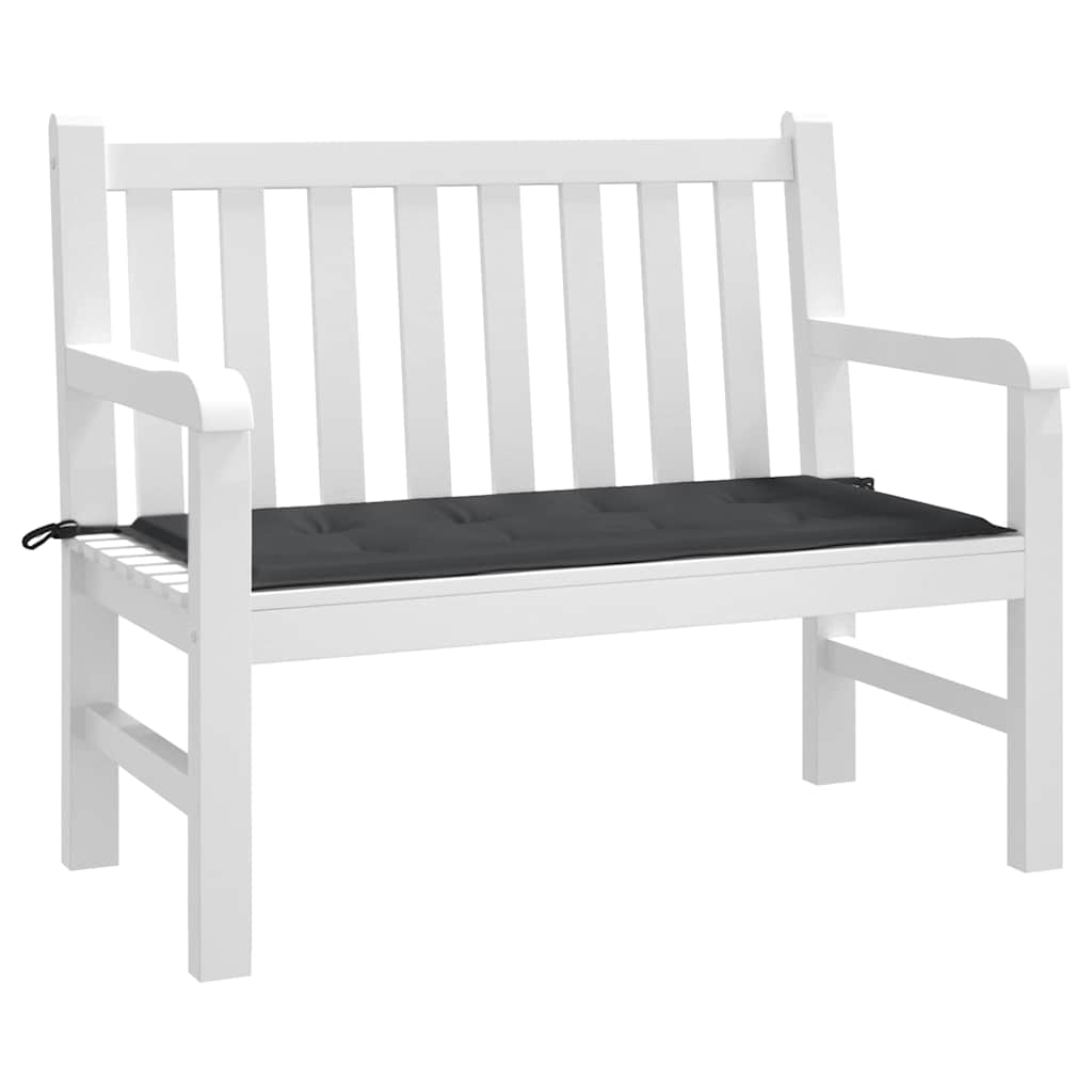 Vidaxl jardin banc coussin 120x50x4 cm tissu oxford noir