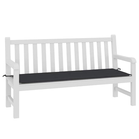 Vidaxl jardin banc coussin 150x50x4 cm tissu oxford noir