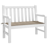 Vidaxl Garden Banc Cushion 100x50x4 cm oxford tissu taupe